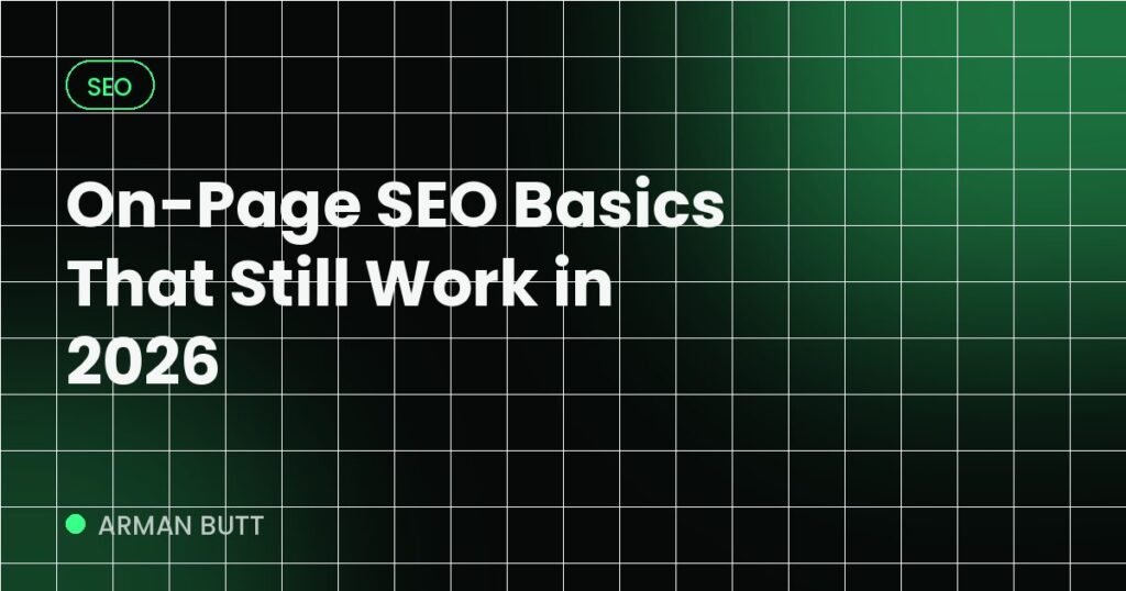 On-Page SEO Basics That Still Work in 2026